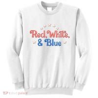 Red White And Blue 4th Of July Holiday Sweatshirt thumb 0