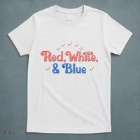 Red White And Blue 4th Of July Holiday T-Shirt thumb 5