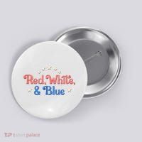 Red White And Blue 4th Of July Holiday Button thumb 0