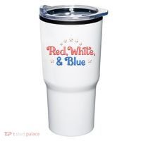 Red White And Blue 4th Of July Holiday Tumbler thumb 0
