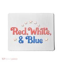 Red White And Blue 4th Of July Holiday Mousepad thumb 0