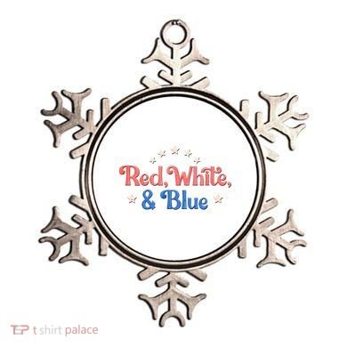 Red White And Blue 4th Of July Holiday Ornament