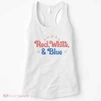 Red White And Blue 4th Of July Holiday Women's Tank Top thumb 0