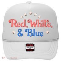 Red White And Blue 4th Of July Holiday Hat thumb 0