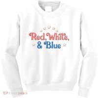 Red White And Blue 4th Of July Holiday Kids Sweatshirt thumb 0