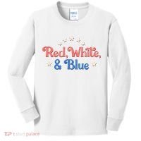 Red White And Blue 4th Of July Holiday Kids Long Sleeve Shirt thumb 0