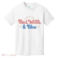 Red White And Blue 4th Of July Holiday Kids T-Shirt thumb 0
