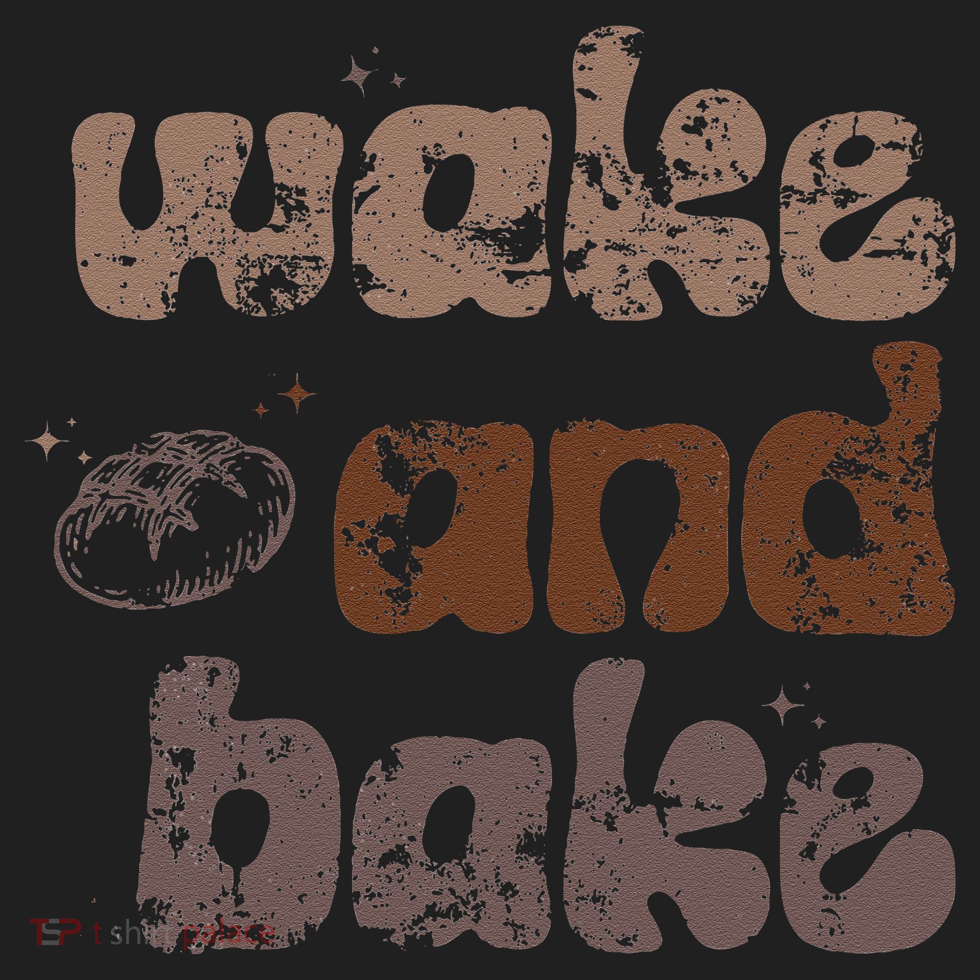Retro Wake And Bake Funny Sourdough Starter Bread Baking Women's Sweatshirt