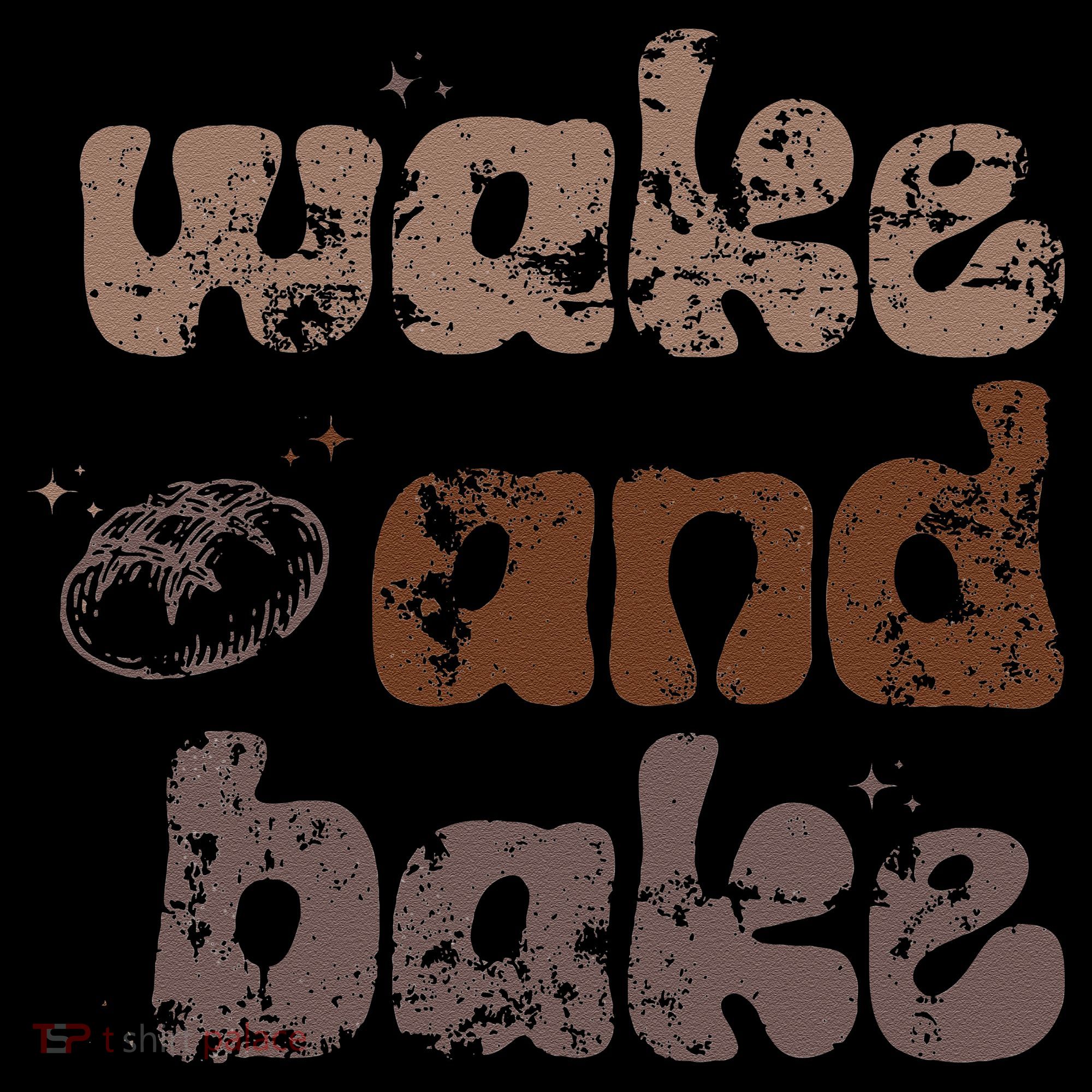 Retro Wake And Bake Funny Sourdough Starter Bread Baking Coffee Mug