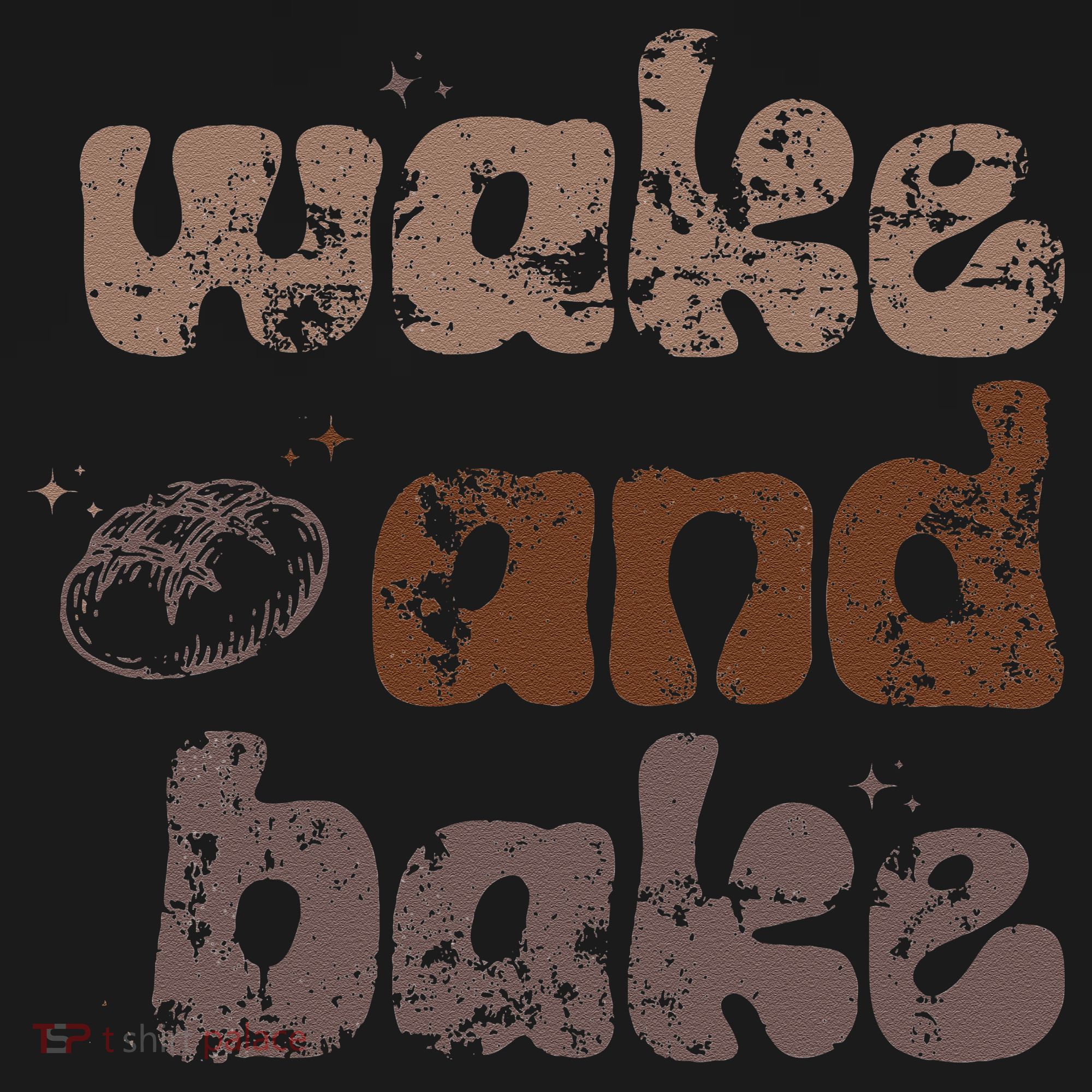 Retro Wake And Bake Funny Sourdough Starter Bread Baking Women's Tank Top