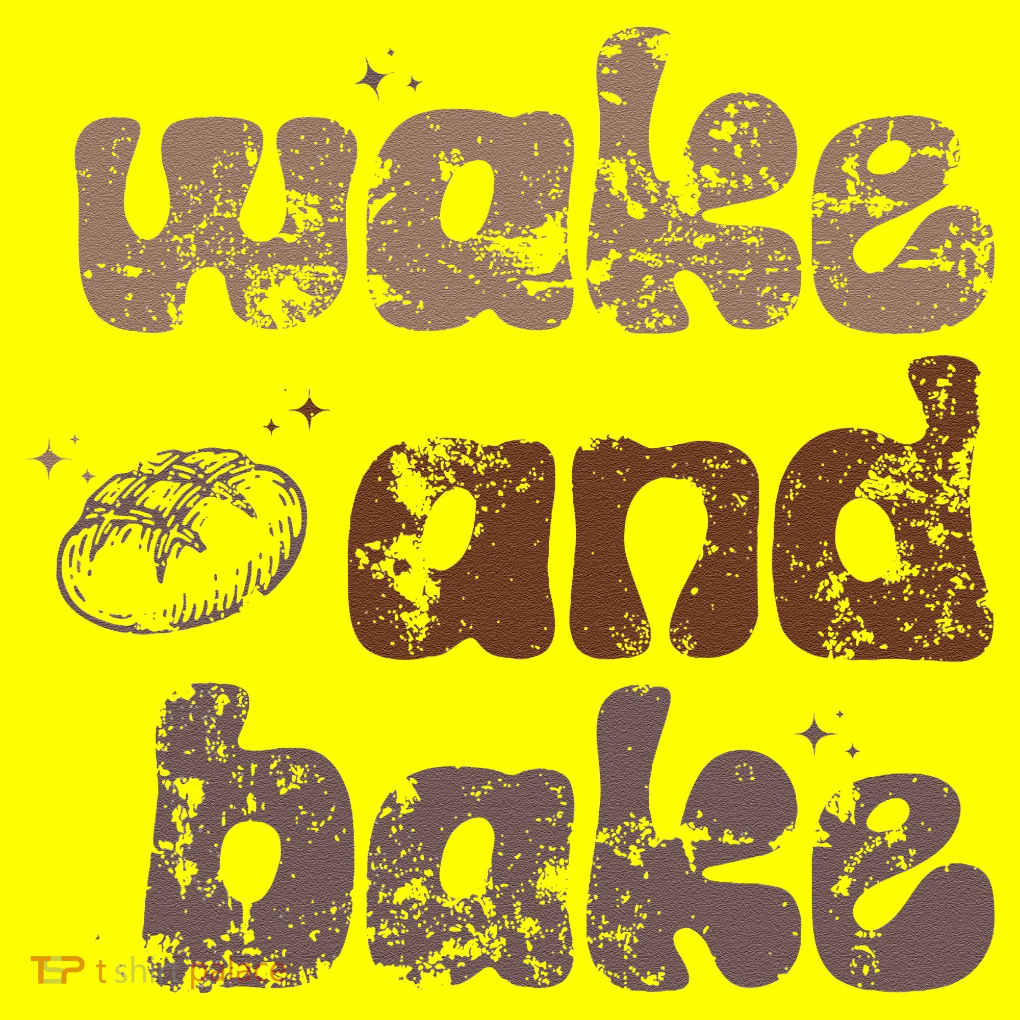 Retro Wake And Bake Funny Sourdough Starter Bread Baking Long Sleeve Shirt