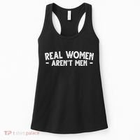 Real Women Aren't Men Women's Tank Top thumb 0