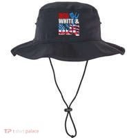 Red White And BBQ American USA Flag Bucket Hat thumb 0