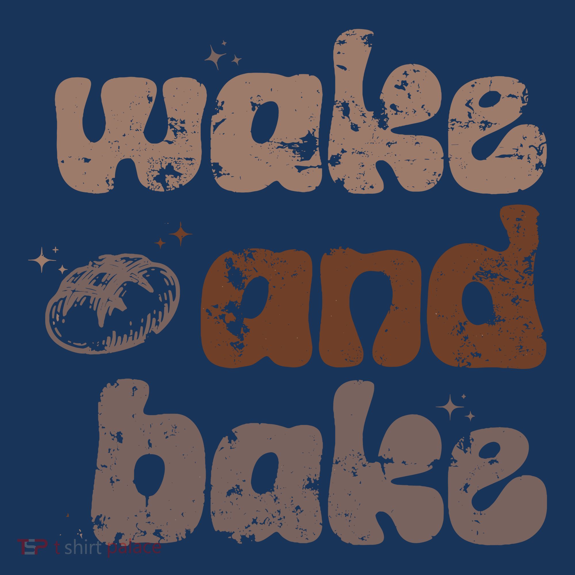 Retro Wake And Bake Funny Sourdough Starter Bread Baking Polo