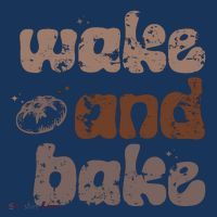 Retro Wake And Bake Funny Sourdough Starter Bread Baking Toddler Hoodie thumb 2