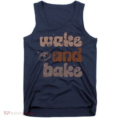 Retro Wake And Bake Funny Sourdough Starter Bread Baking Tank Top