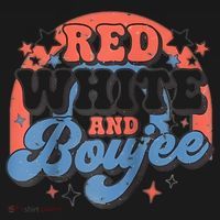 Red White And Boujee 4th Of July Coaster thumb 2