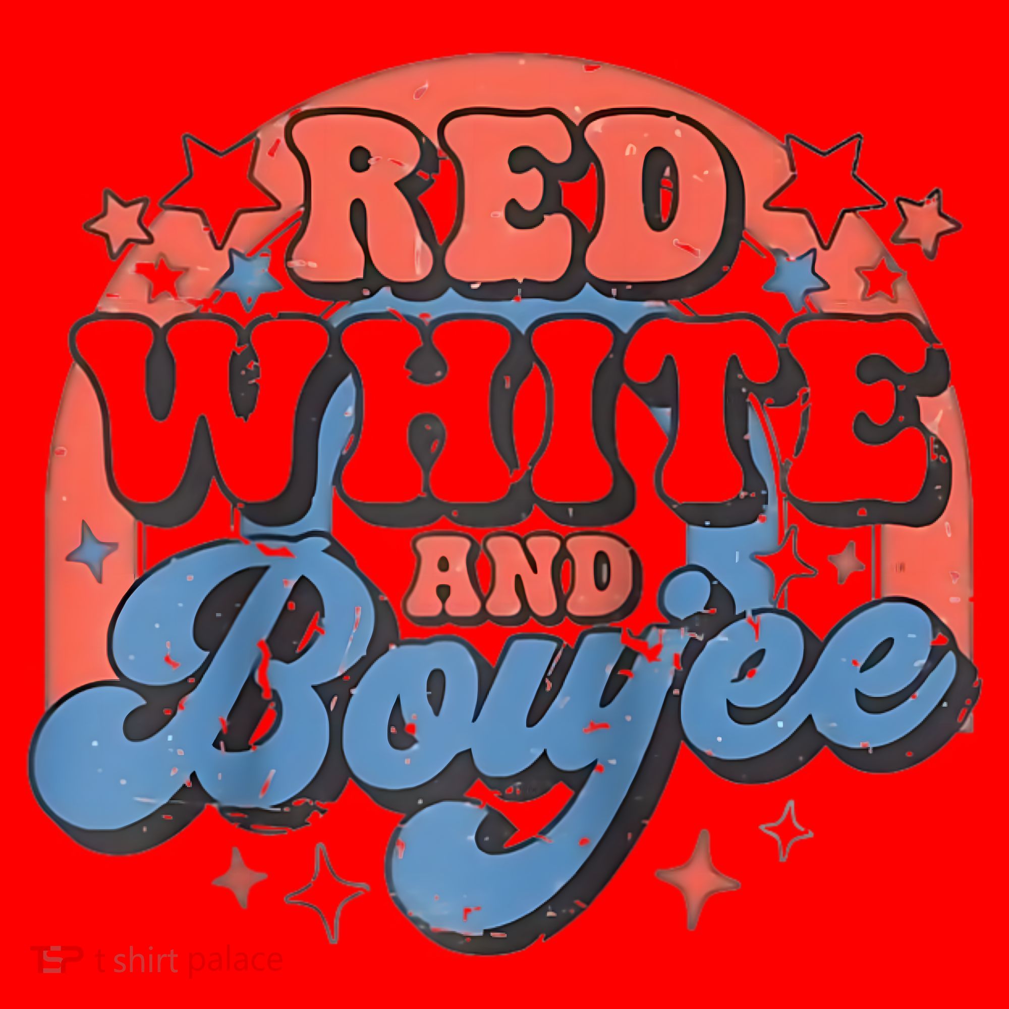 Red White And Boujee 4th Of July Santa Hat