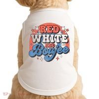 Red White And Boujee 4th Of July Doggie Tank thumb 0