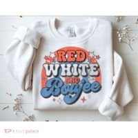 Red White And Boujee 4th Of July Sweatshirt thumb 2