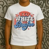 Red White And Boujee 4th Of July T-Shirt thumb 3