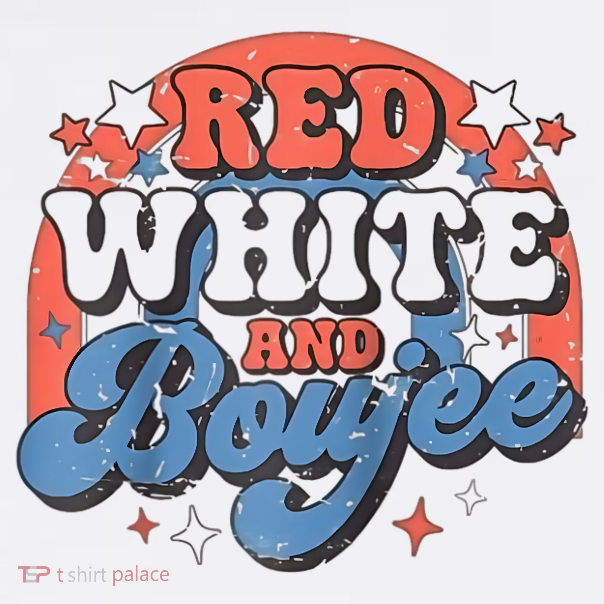 Red White And Boujee 4th Of July T-Shirt