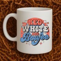 Red White And Boujee 4th Of July Coffee Mug thumb 2