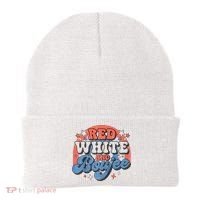Red White And Boujee 4th Of July Beanie thumb 0