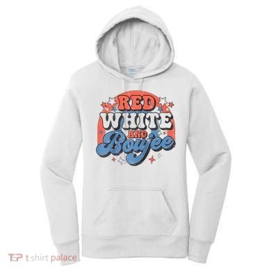 Red White And Boujee 4th Of July Women's Hoodie
