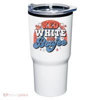 Red White And Boujee 4th Of July Tumbler thumb 0