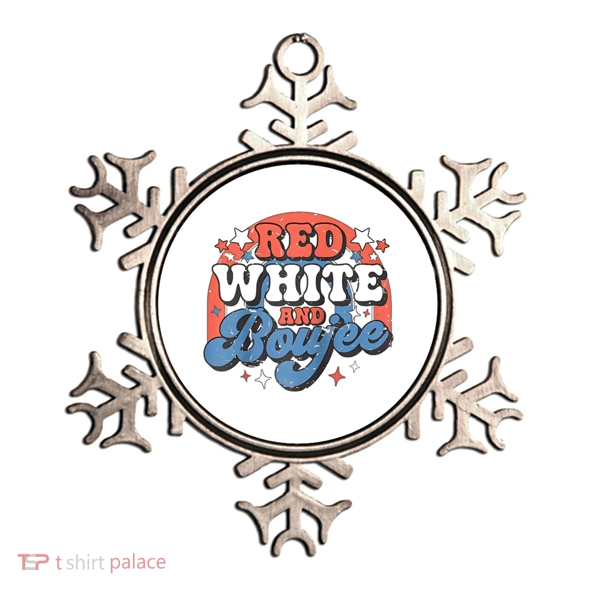 Red White And Boujee 4th Of July Ornament