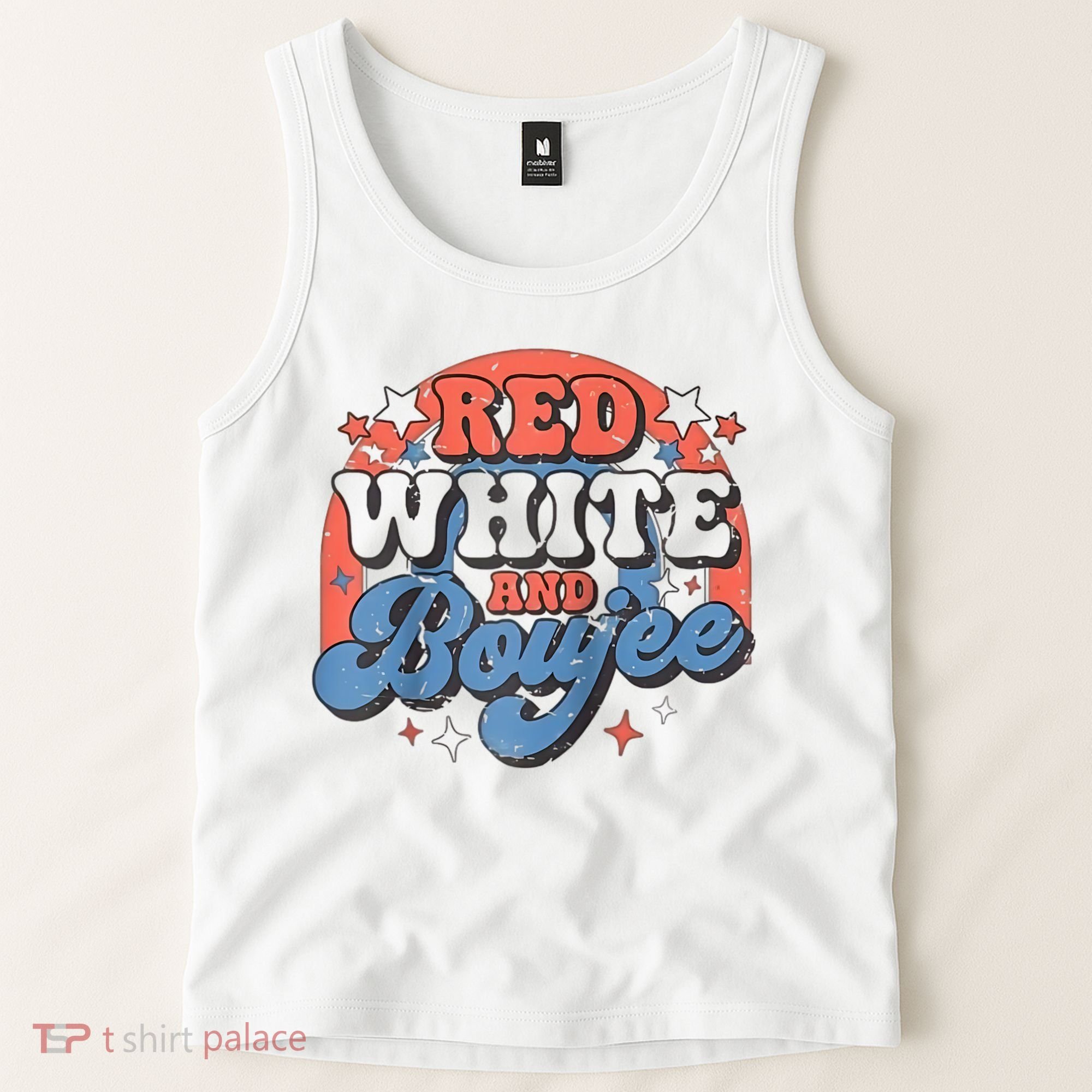 Red White And Boujee 4th Of July Tank Top