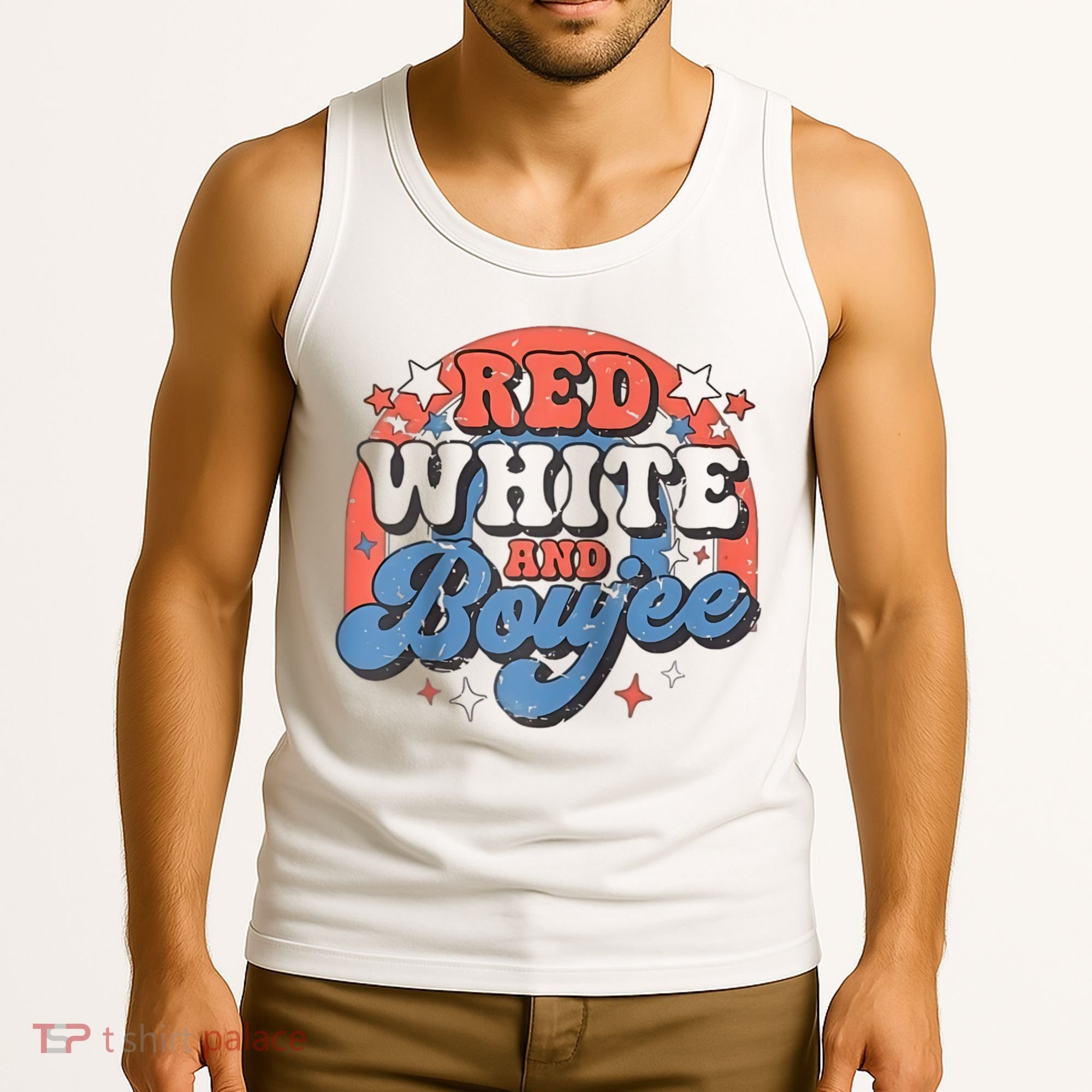 Red White And Boujee 4th Of July Tank Top