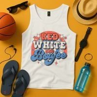 Red White And Boujee 4th Of July Tank Top thumb 4