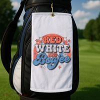 Red White And Boujee 4th Of July Golf Towel thumb 2