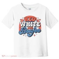 Red White And Boujee 4th Of July Toddler T-Shirt thumb 0