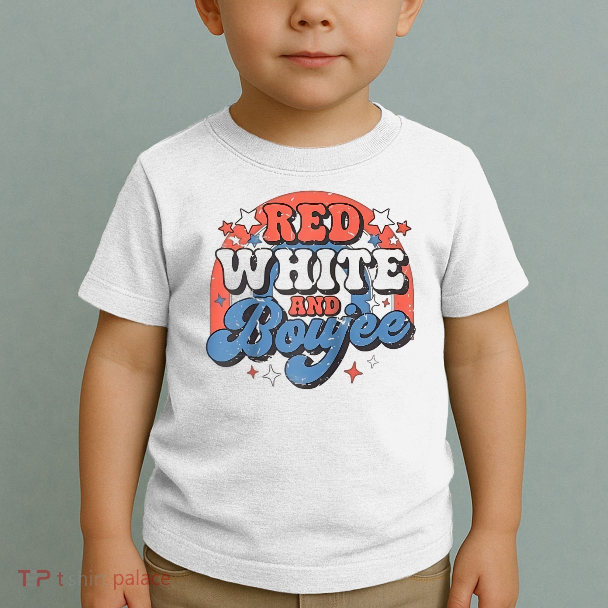 Red White And Boujee 4th Of July Toddler T-Shirt