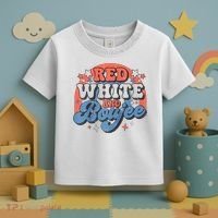 Red White And Boujee 4th Of July Toddler T-Shirt thumb 3