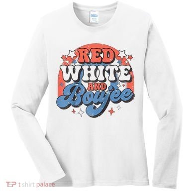 Red White And Boujee 4th Of July Women's Long Sleeve Shirt