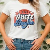 Red White And Boujee 4th Of July Women's T-Shirt thumb 2