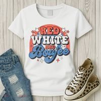 Red White And Boujee 4th Of July Women's T-Shirt thumb 3