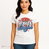 Red White And Boujee 4th Of July Women's T-Shirt thumb 4