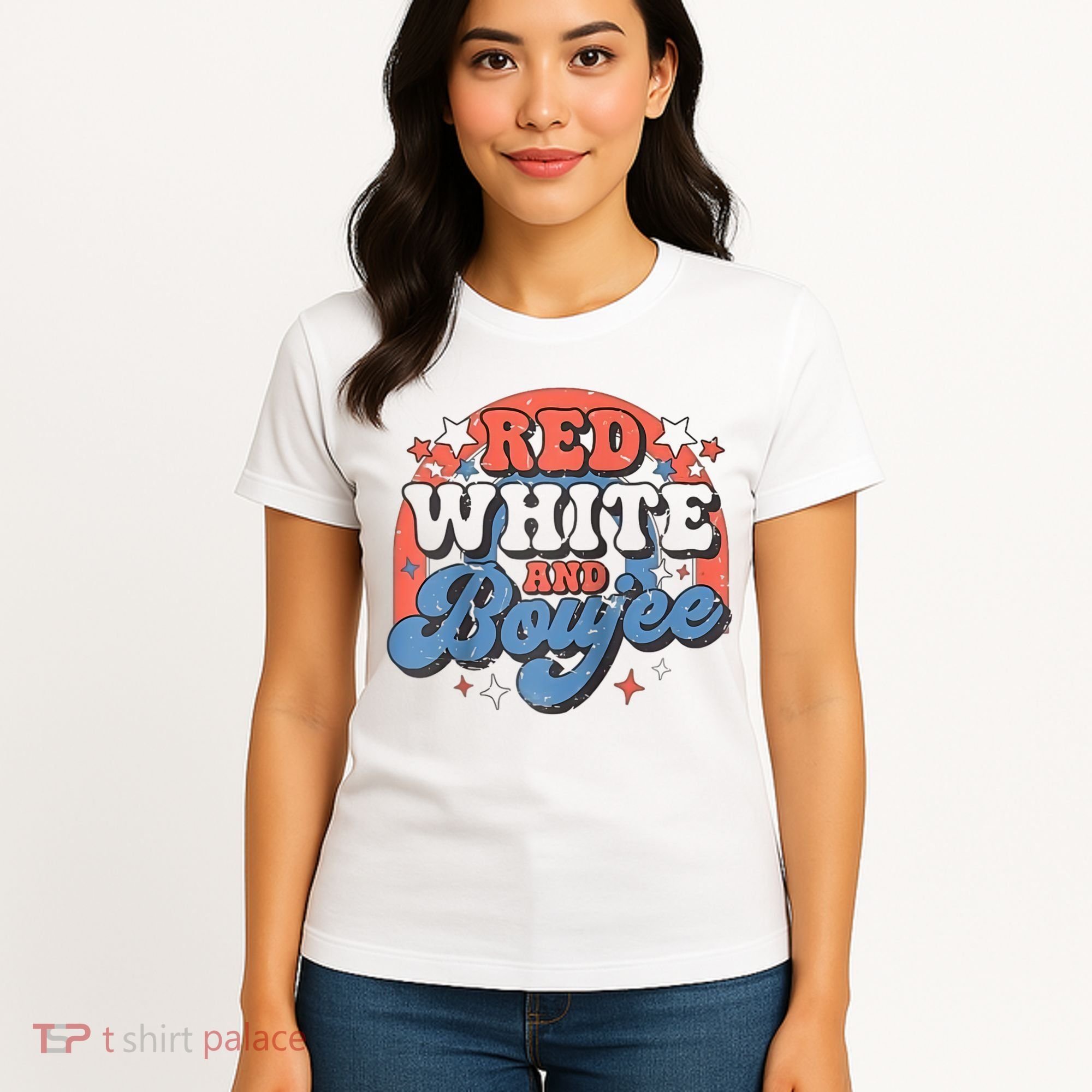 Red White And Boujee 4th Of July Women's T-Shirt