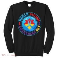 Ribbon World Autism Awareness Day Sweatshirt thumb 0