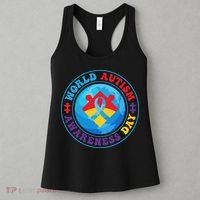 Ribbon World Autism Awareness Day Women's Tank Top thumb 3