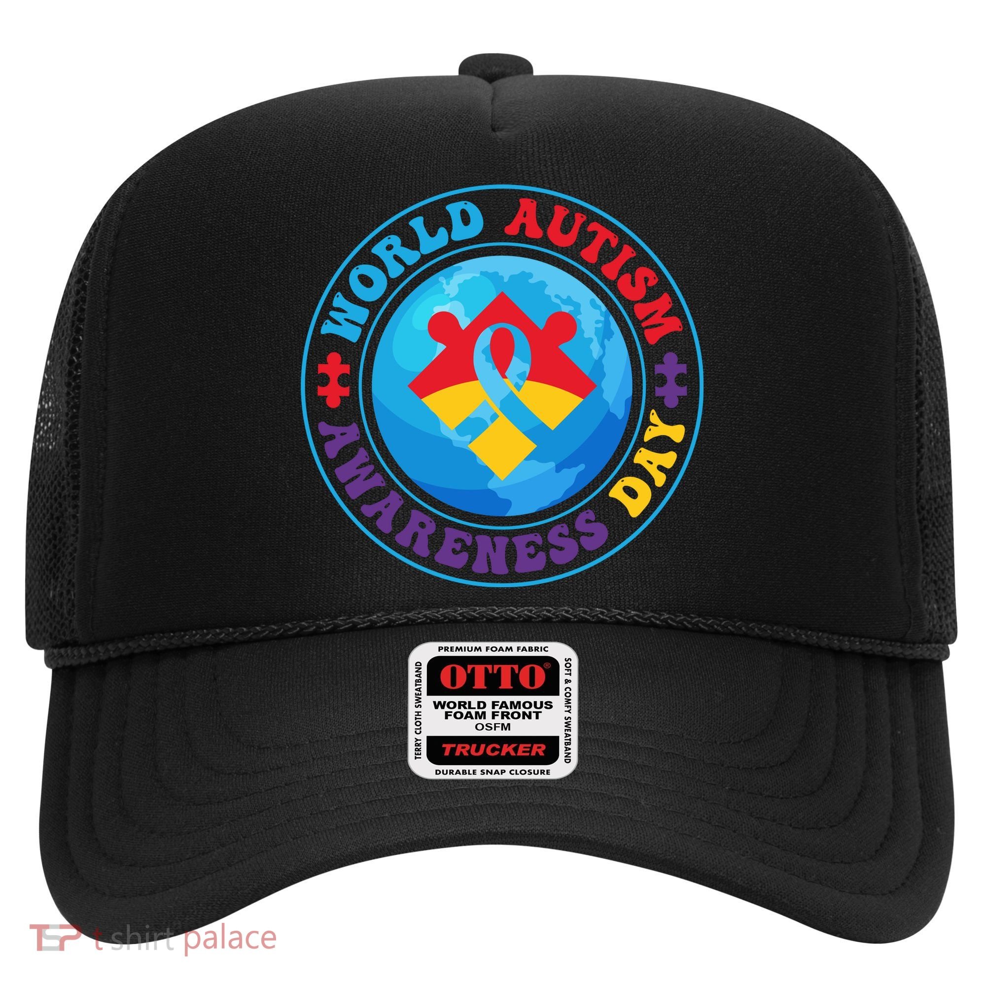 Ribbon World Autism Awareness Day Hat