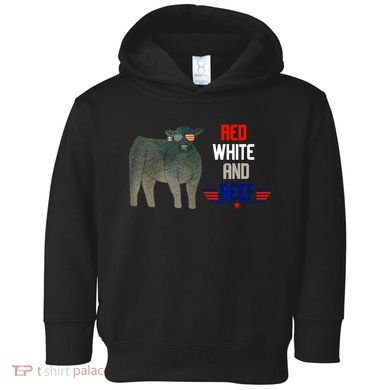 Red White And Beef Toddler Hoodie