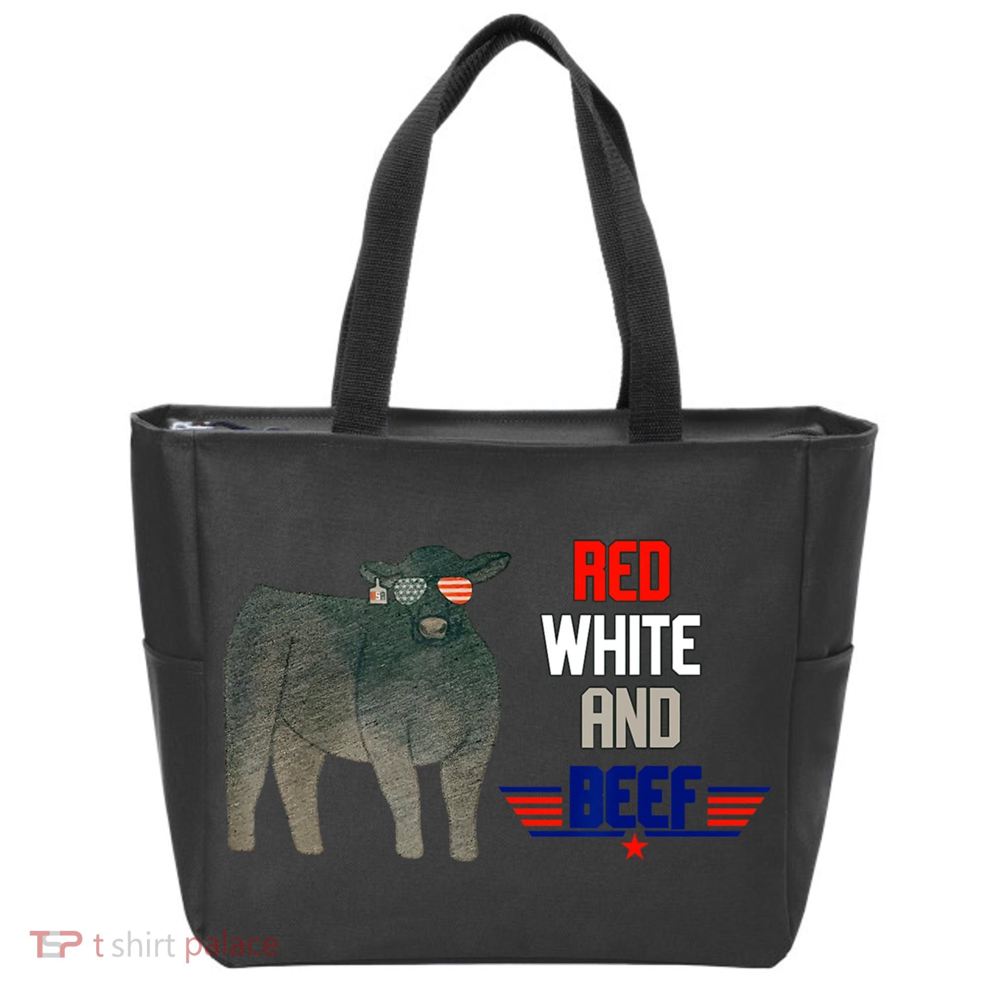 Red White And Beef Tote Bag