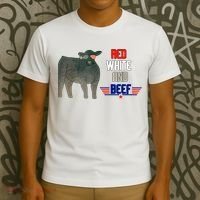 Red White And Beef T-Shirt thumb 3