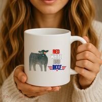 Red White And Beef Coffee Mug thumb 3